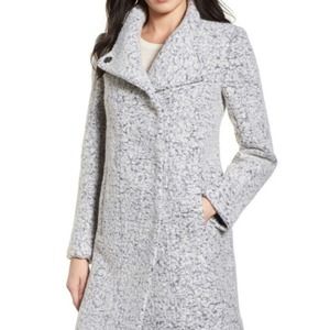 Kenneth Cole Double Breasted Wool Coat Women's Size Large
